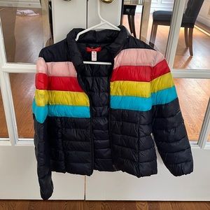 Aqua Light Fall Jacket Girls Size XL